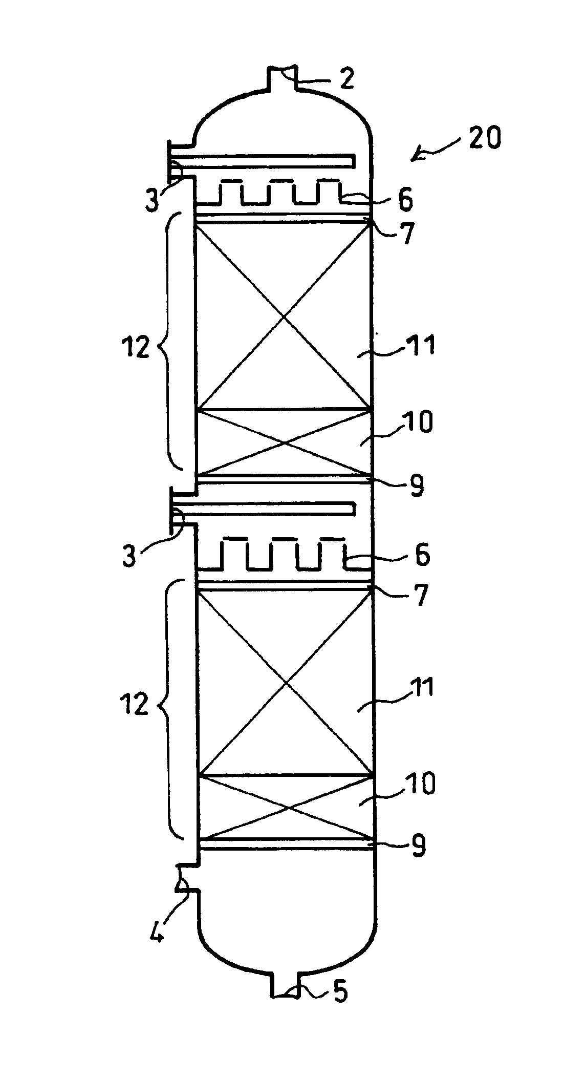 Packed column and polymerizable compound treating method using the same