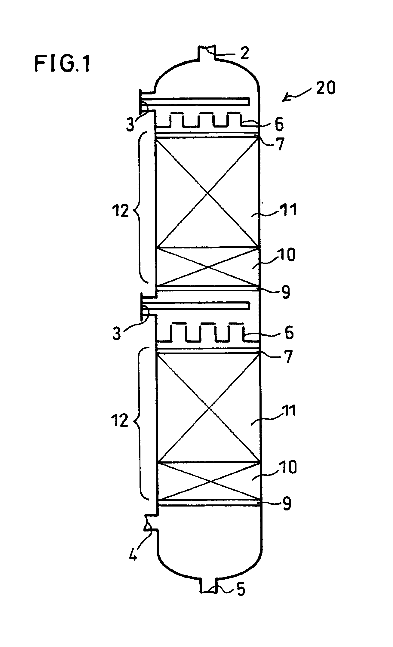 Packed column and polymerizable compound treating method using the same