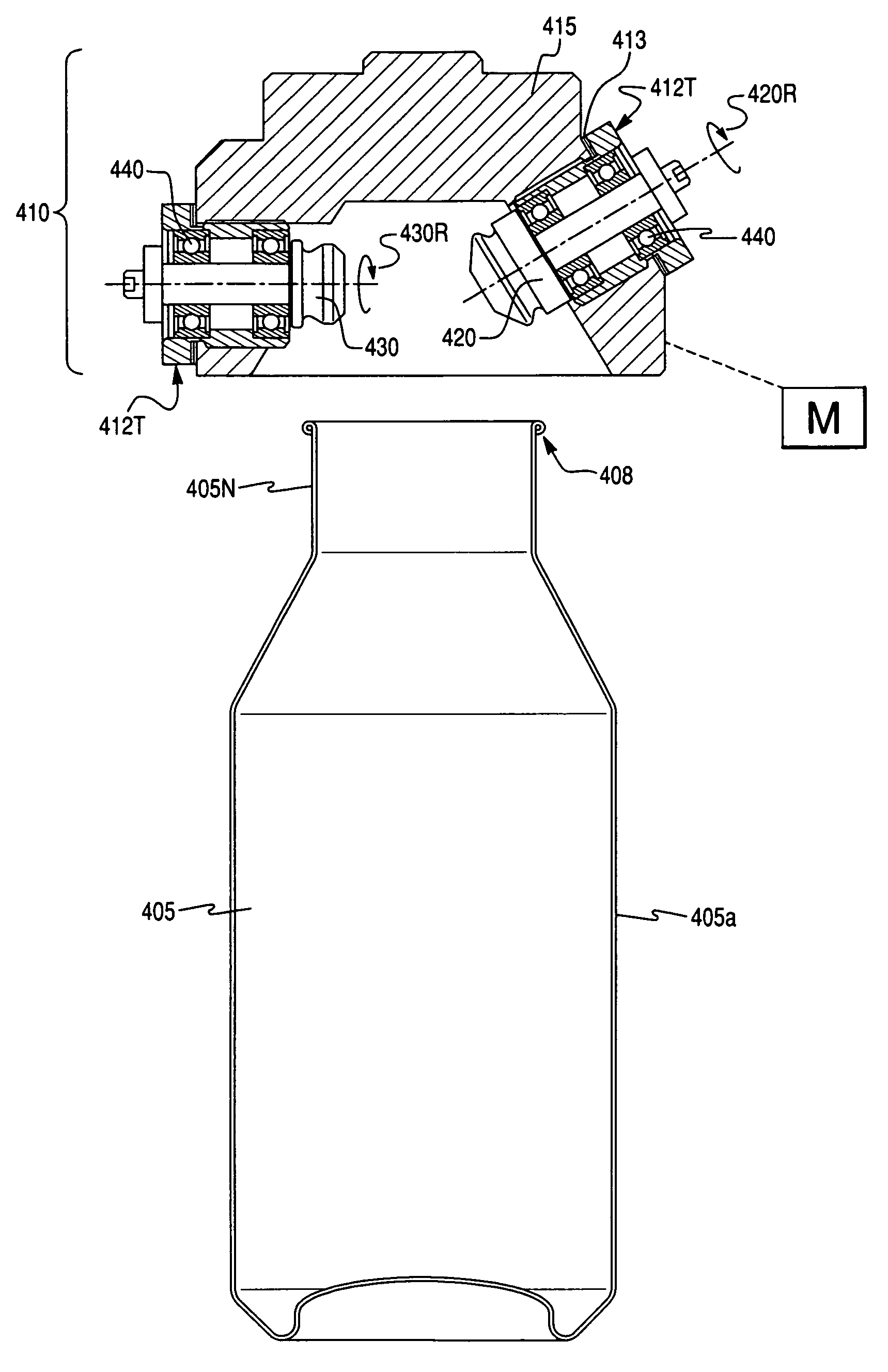 Apparatus for curling an article