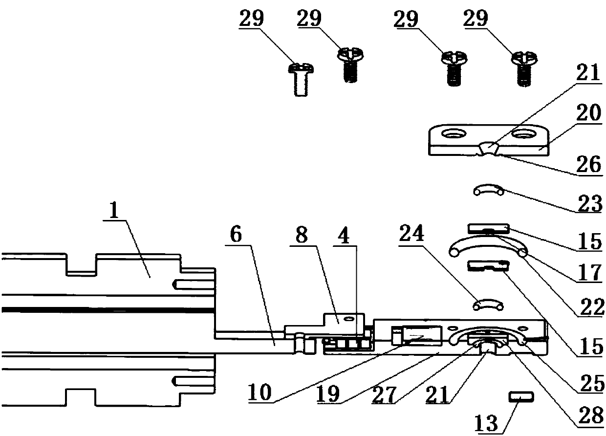 In-situ sample rod for transmission electron microscopy