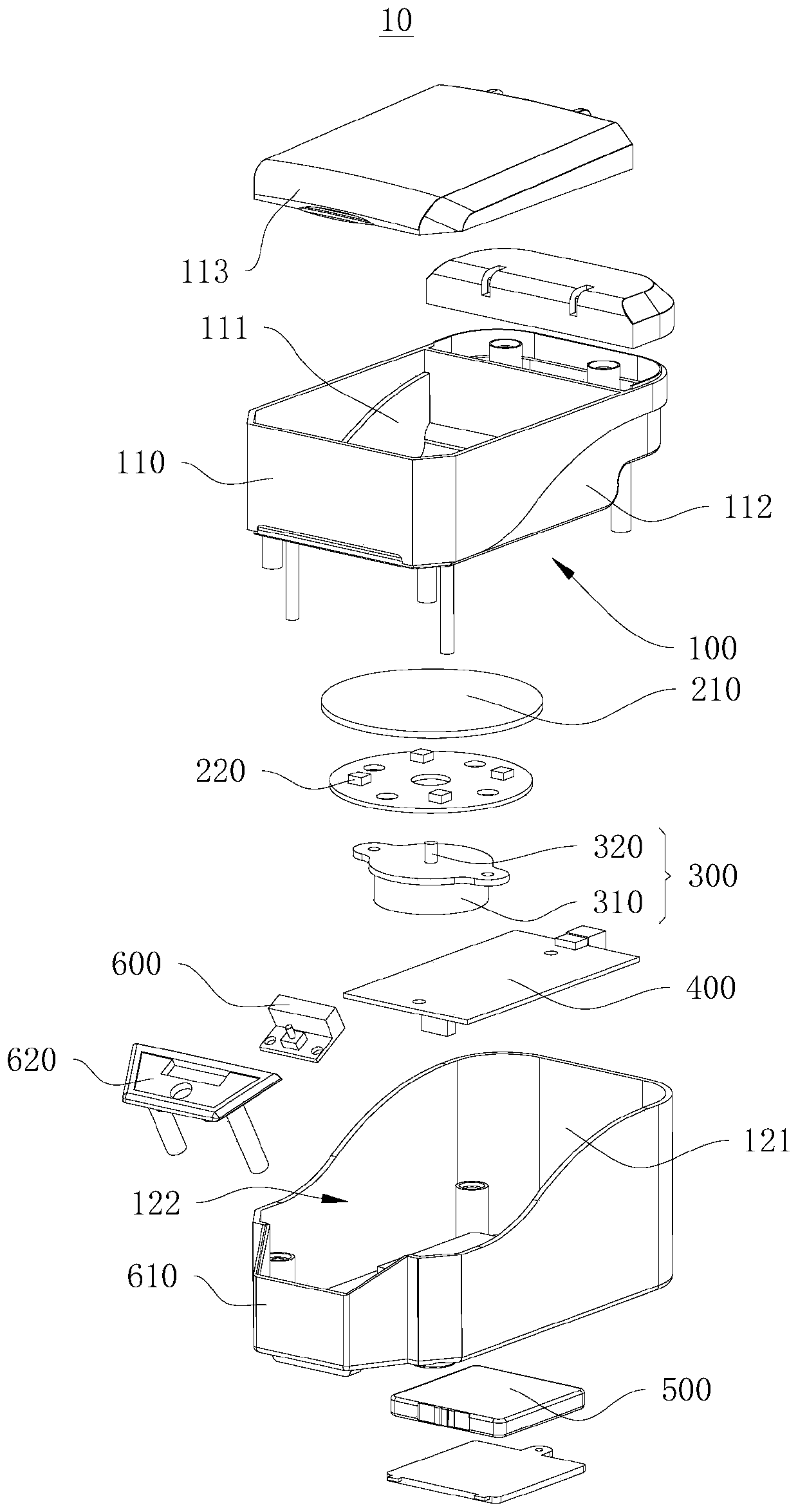 Disinfecting sterilizer for false teeth