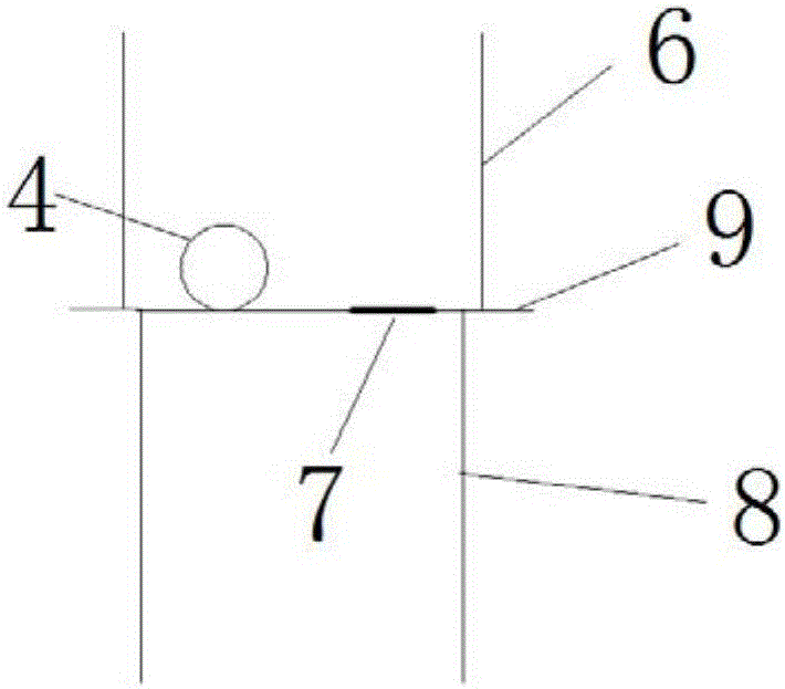 Construction method for large-drop downward concrete transporting