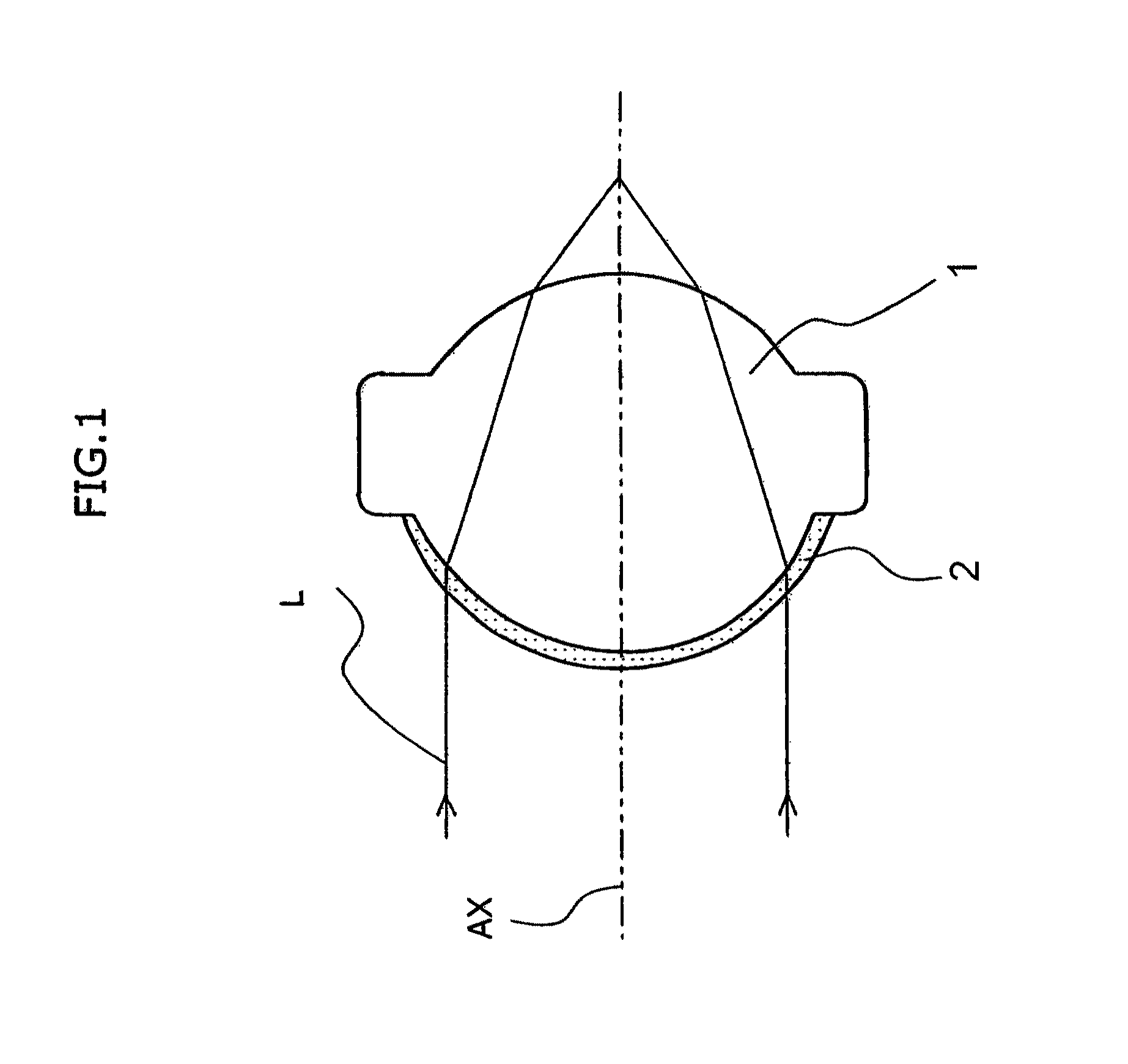 Optical lens having antireflective structure