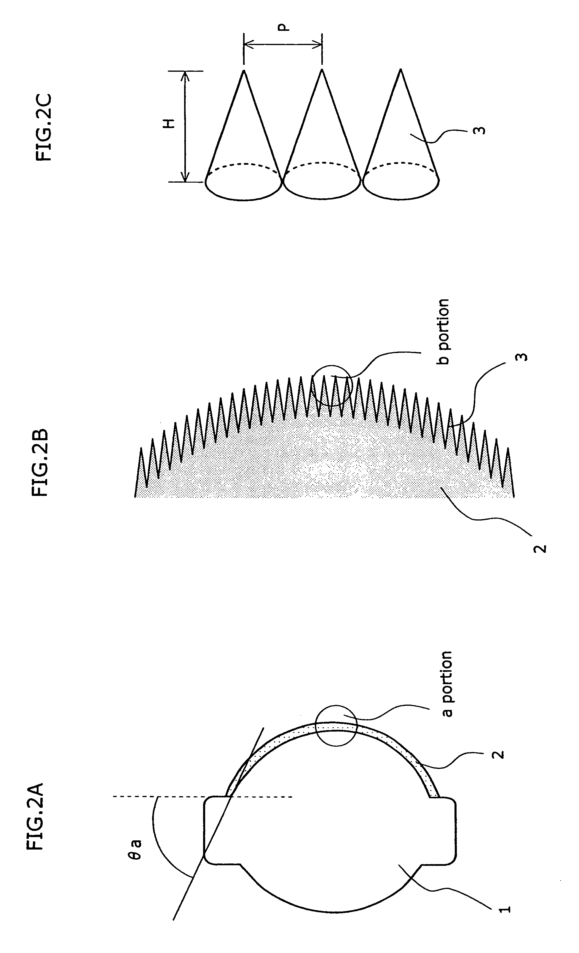 Optical lens having antireflective structure