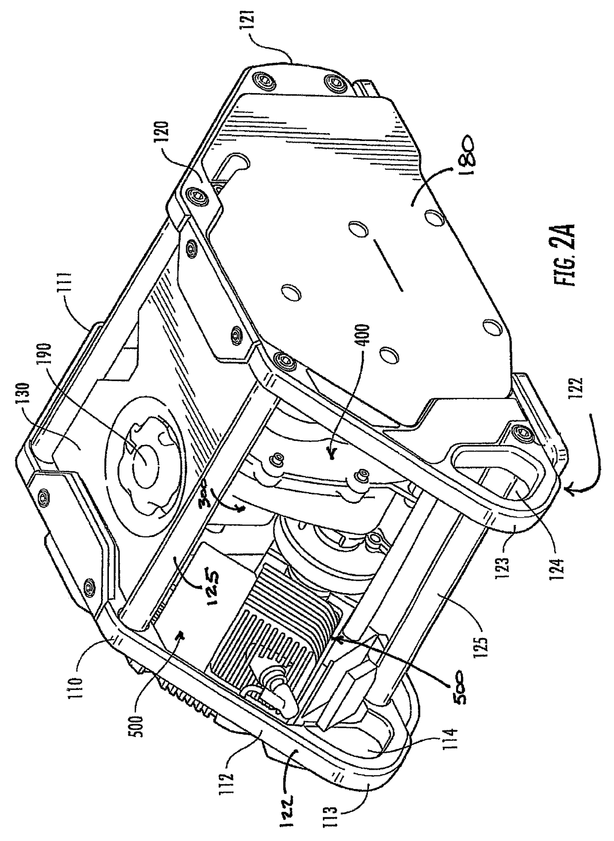 Gas powered self contained portable winch