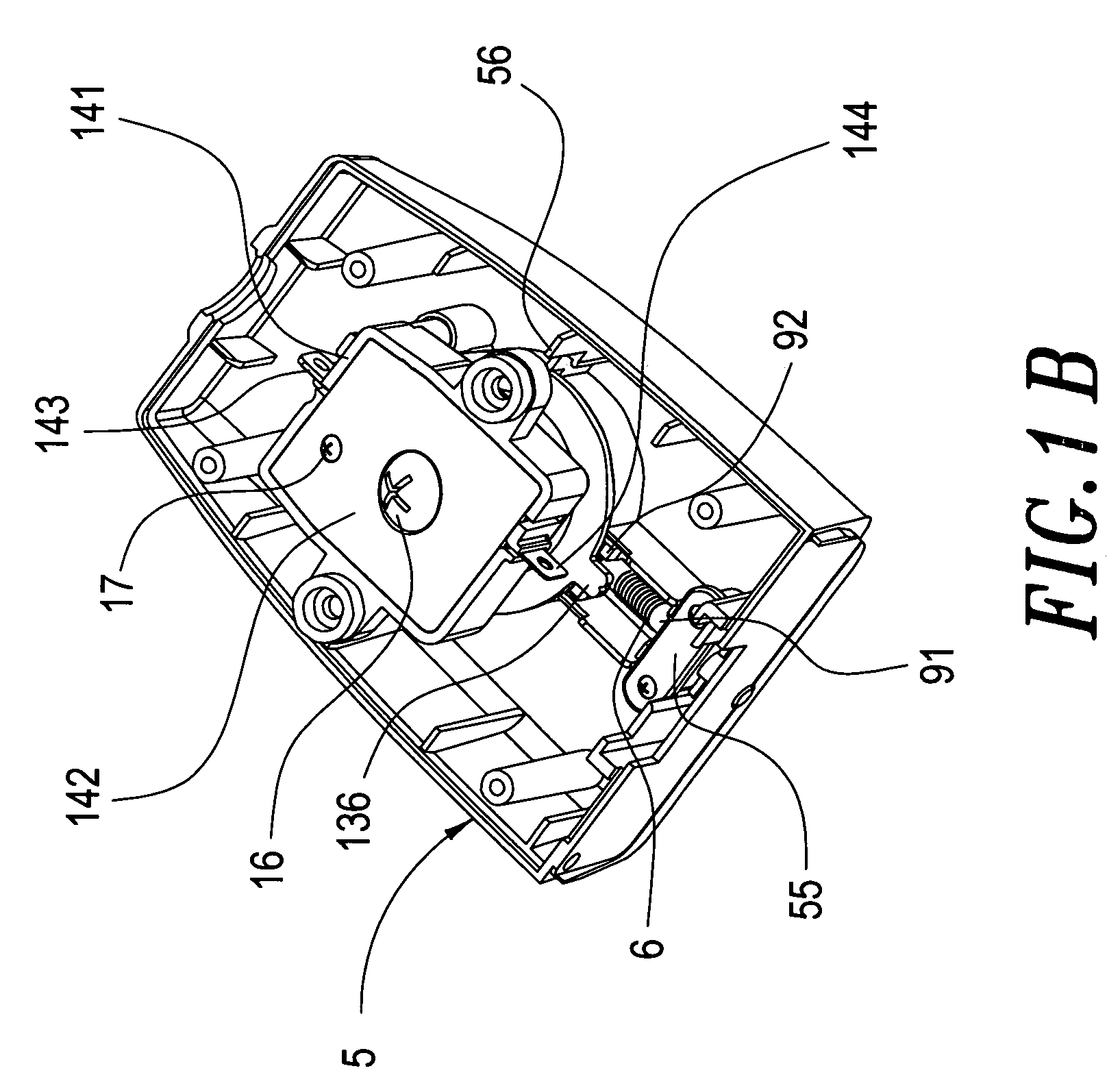 Socket power supply control structure