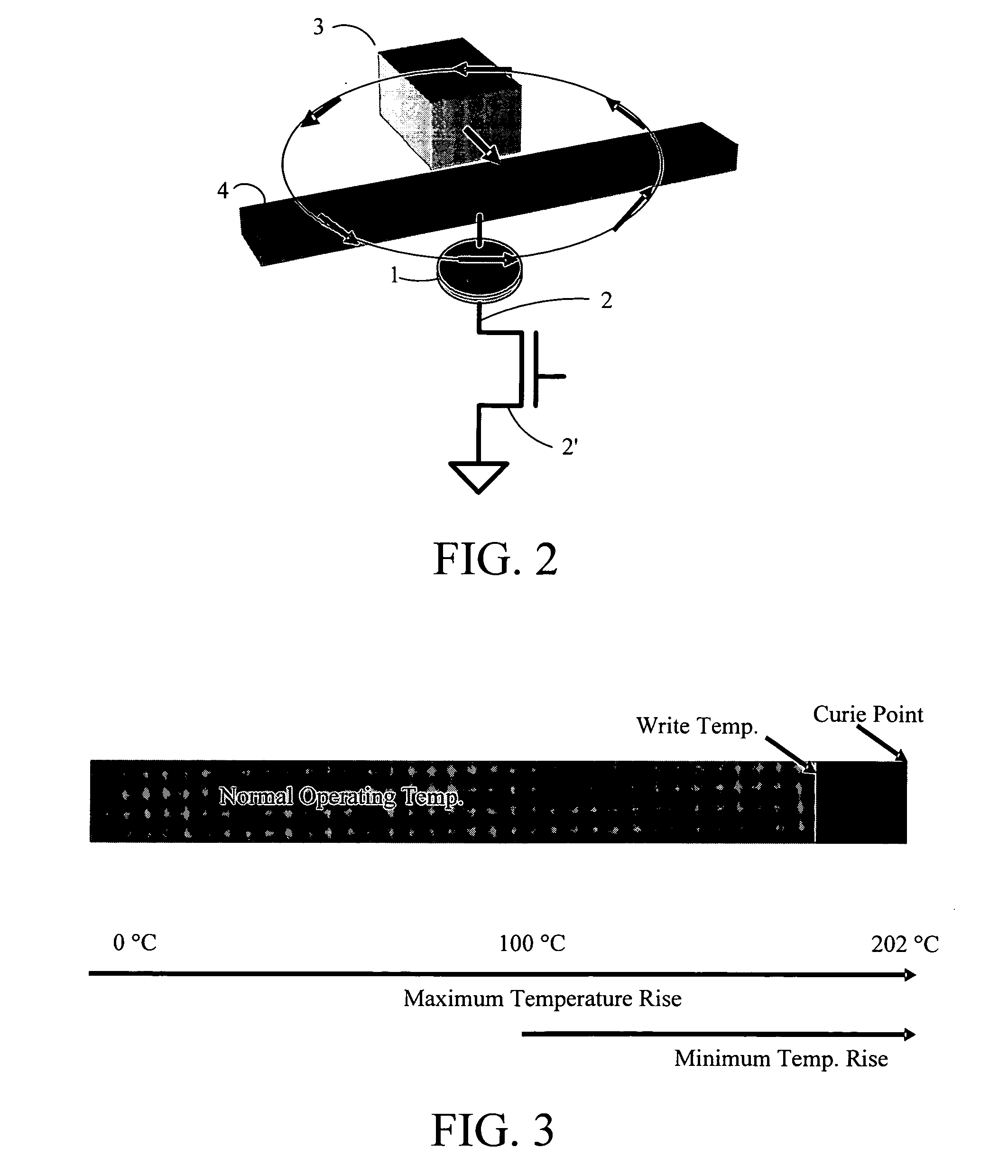 Thermally operated switch control memory cell