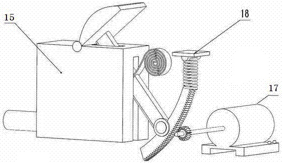 A vehicle deceleration belt power generation device at a traffic light intersection