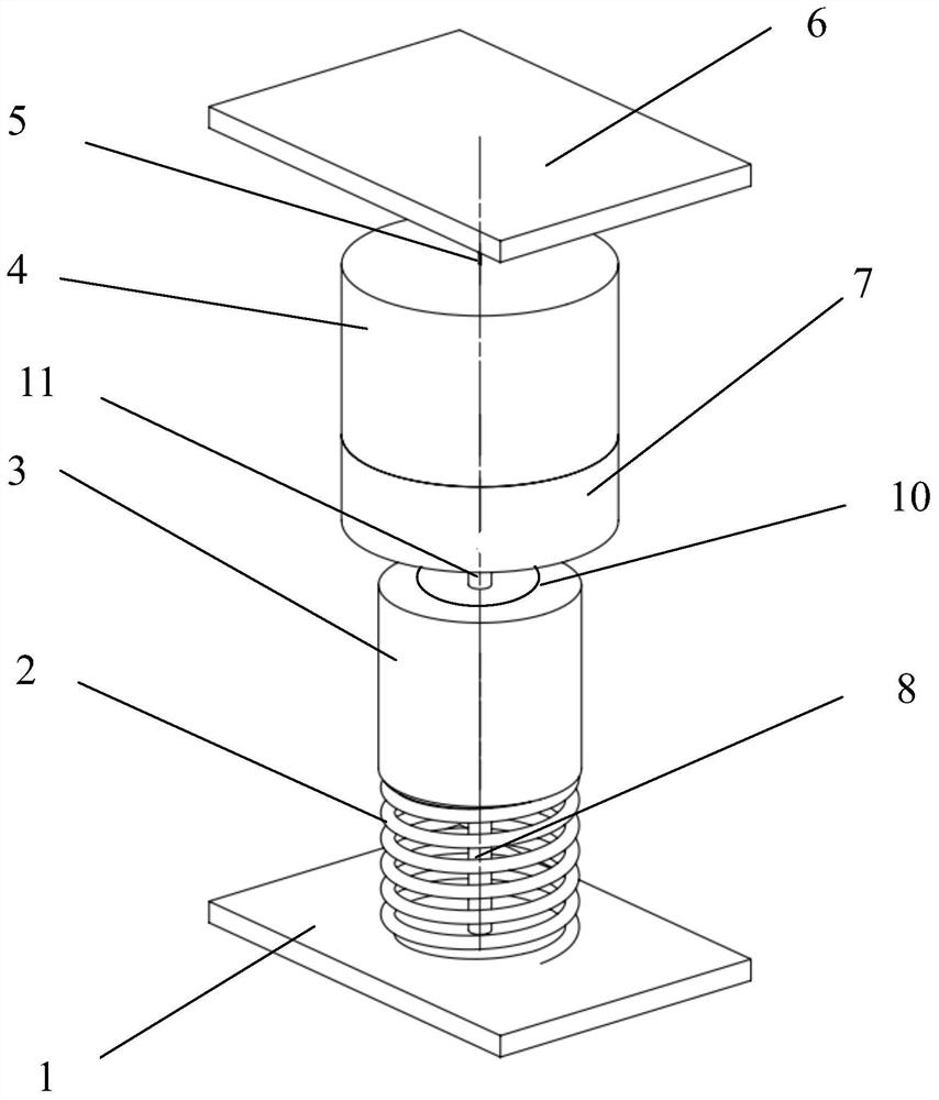 Collision-based low-frequency and multi-direction vibration energy collecting device