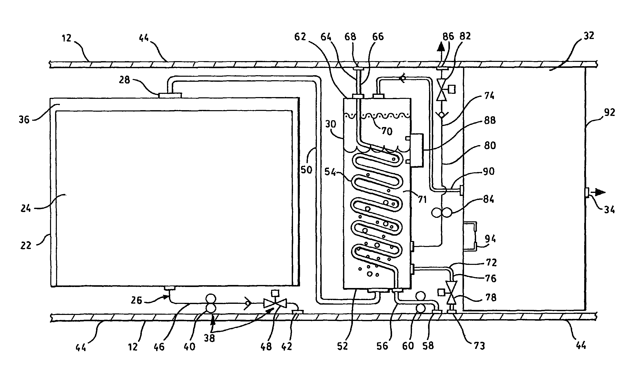 Hydrogen generation apparatus for an underwater vehicle