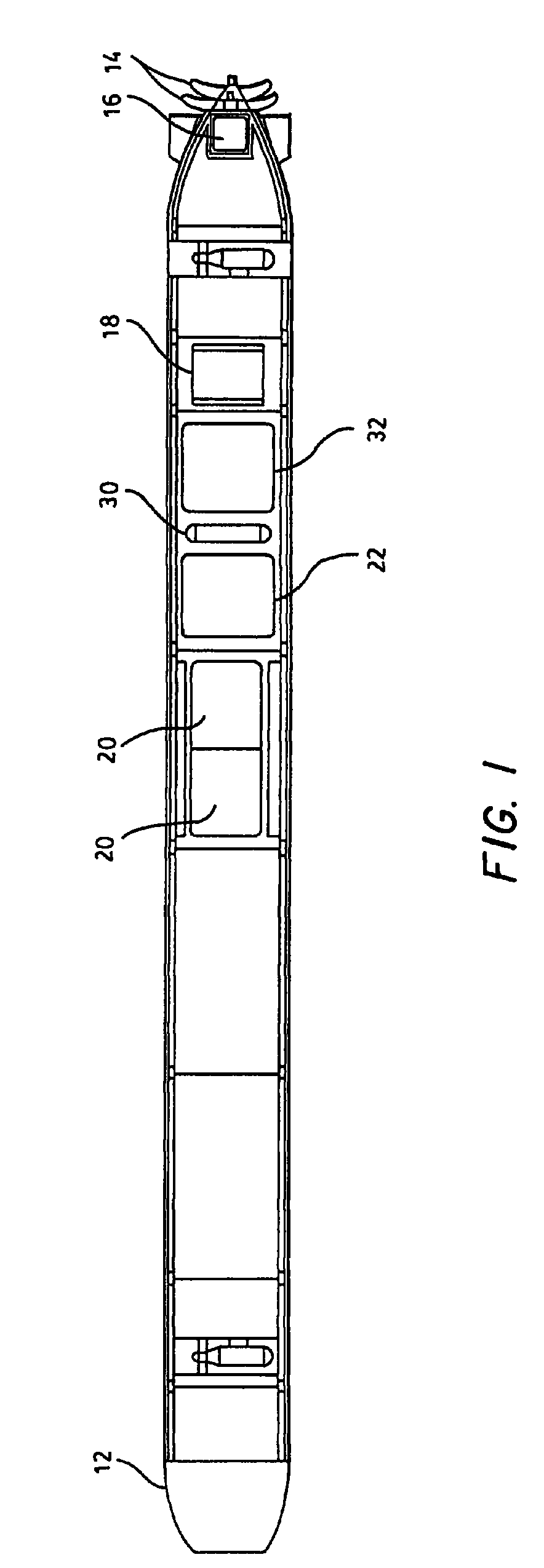 Hydrogen generation apparatus for an underwater vehicle