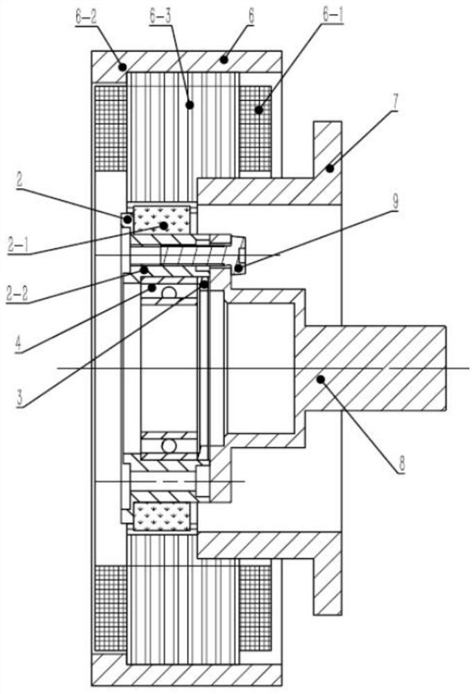 Magnetism keeping and guiding assembly method of aluminum-nickel-cobalt magnetic steel integral torque motor