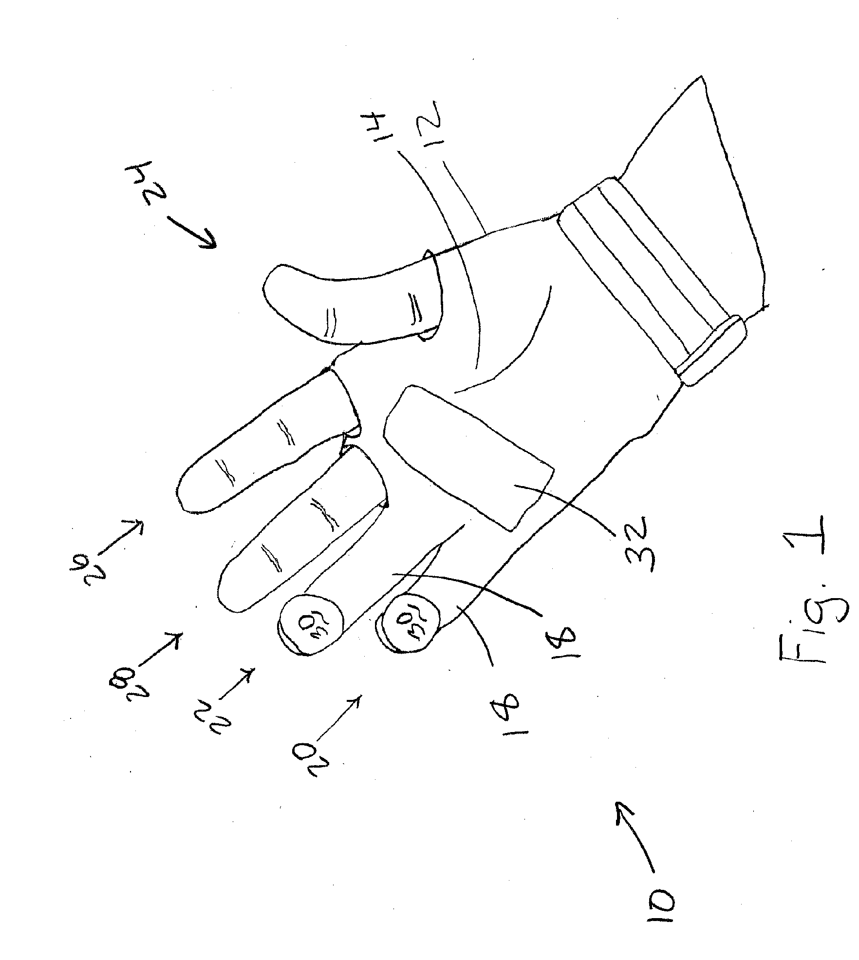 Grasping glove and method of finger restraining therapy