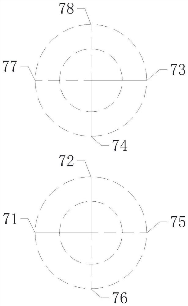 Horizontally-opposed U-shaped low-vibration thermomotor transmission mechanism and thermomotor