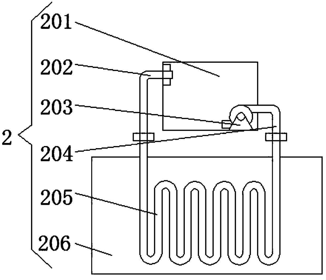 A lithium battery with a good explosion-proof effect