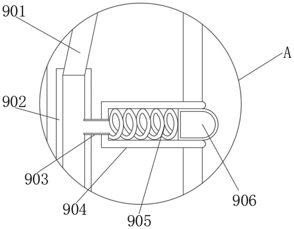 Wing rib stamping micro-contact grinding device in aircraft manufacturing