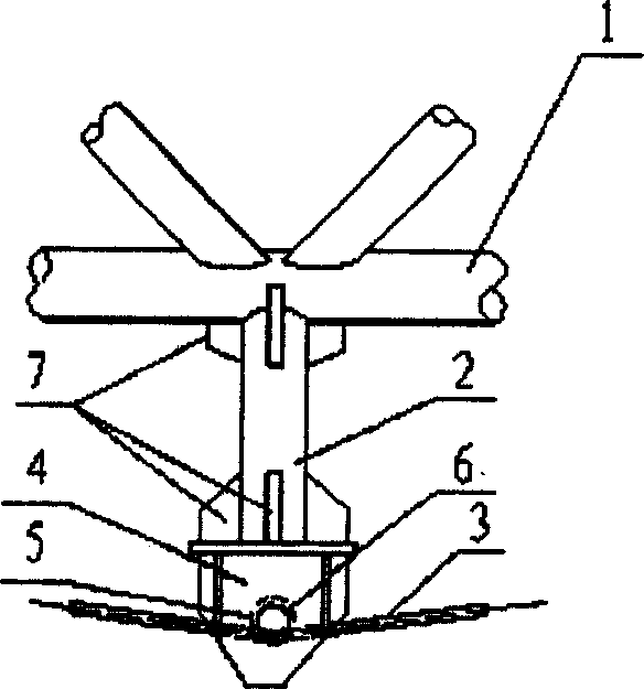 Short-brace rod type expanding-chord truss and producing method thereof