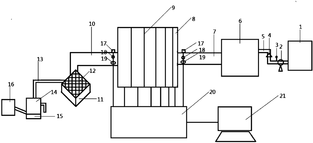 Device and method for testing thickness of outburst prevention layer for water inrush of tunnel