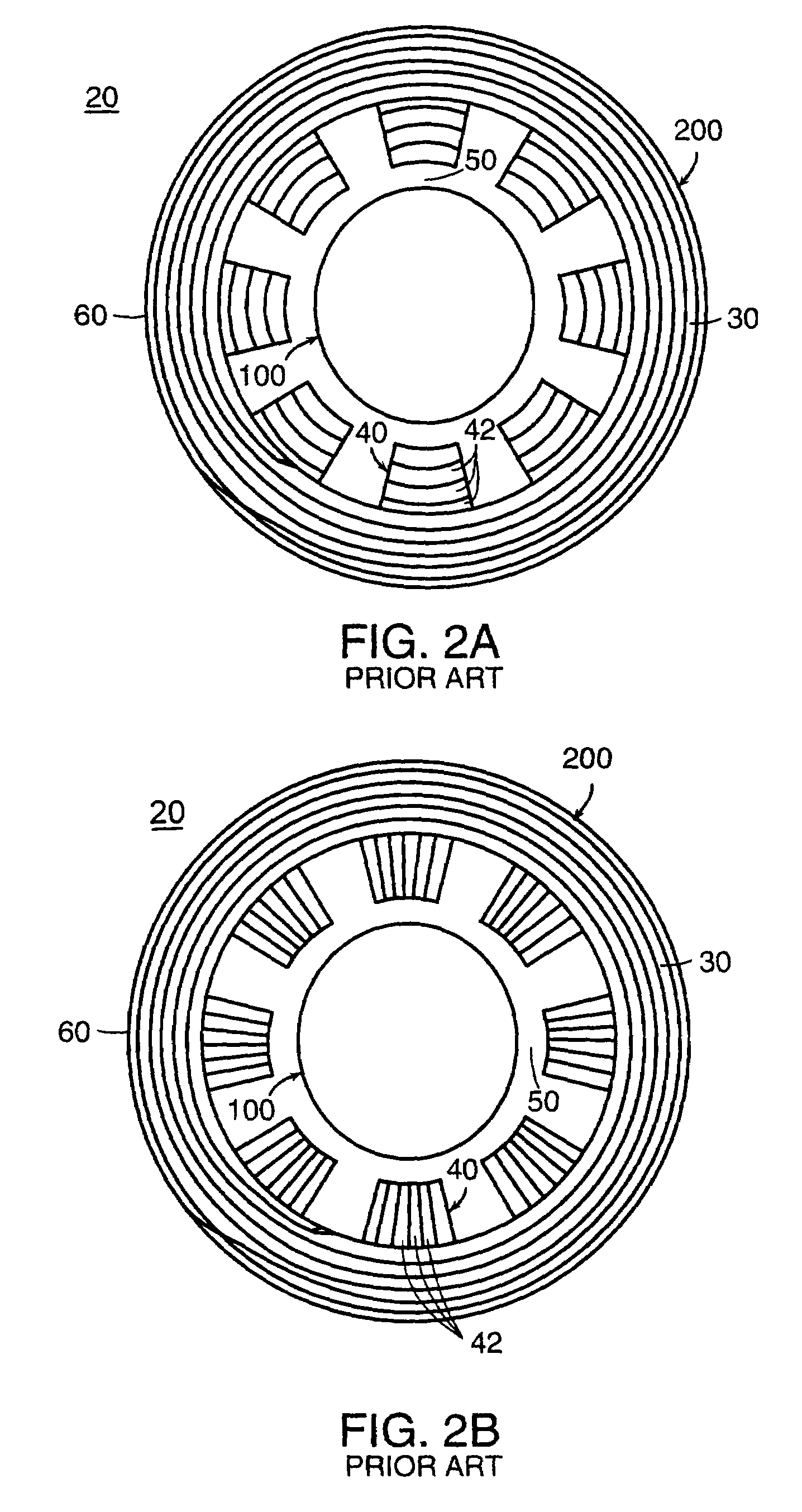 Amorphous metal stator for a radial-flux electric motor