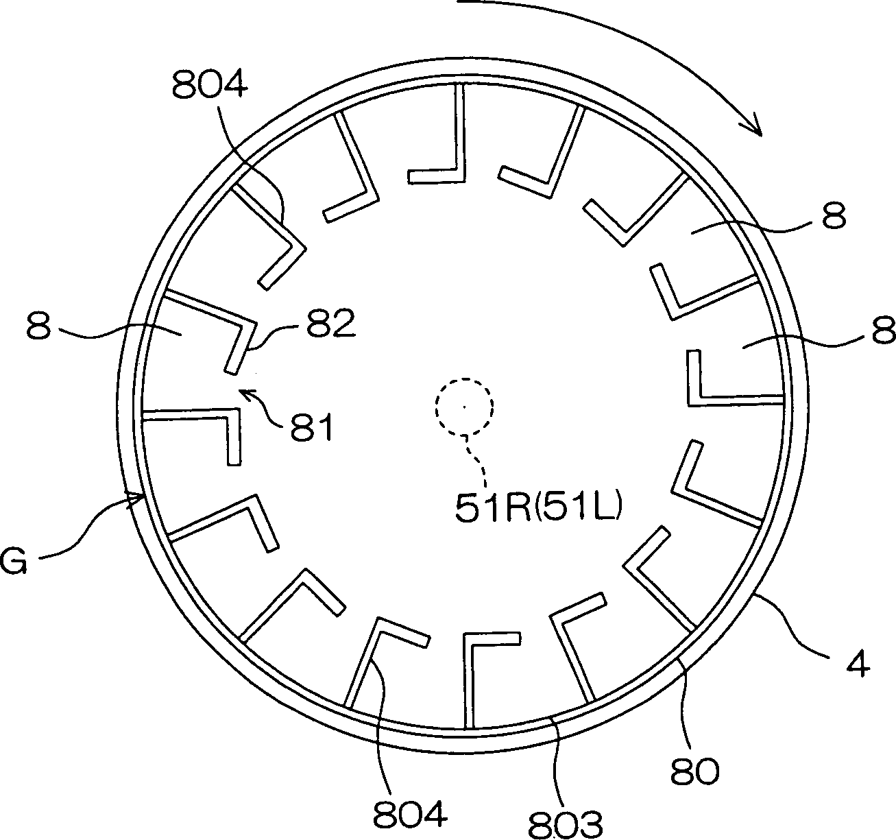 Rolling drum type washing machine