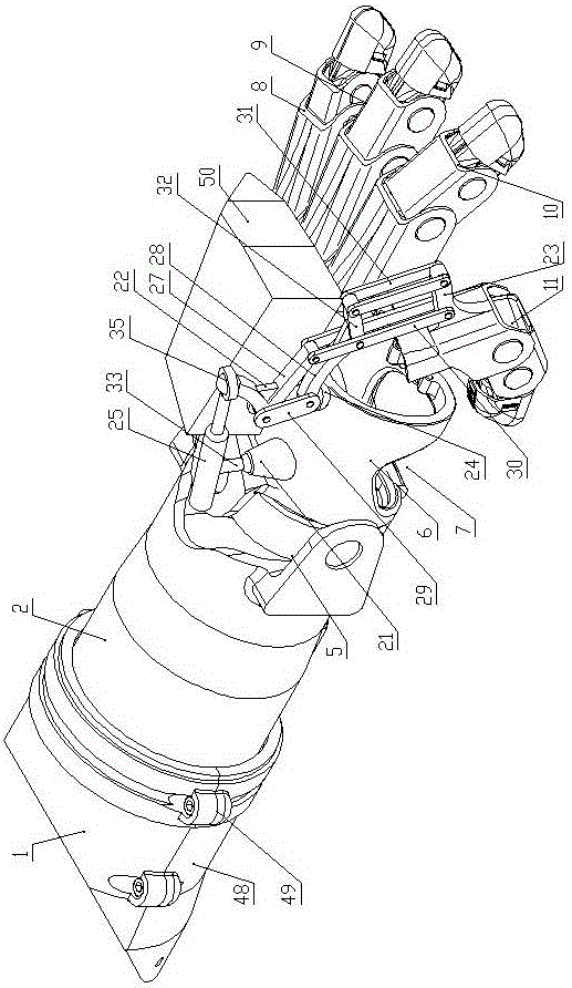 Mechanical exoskeleton hand pressure reduction device for transport worker