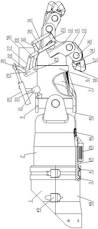 Mechanical exoskeleton hand pressure reduction device for transport worker