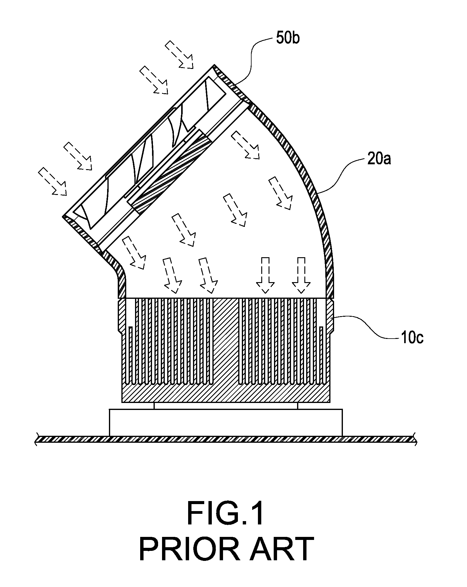 Heat-dissipating device having air-guiding cover