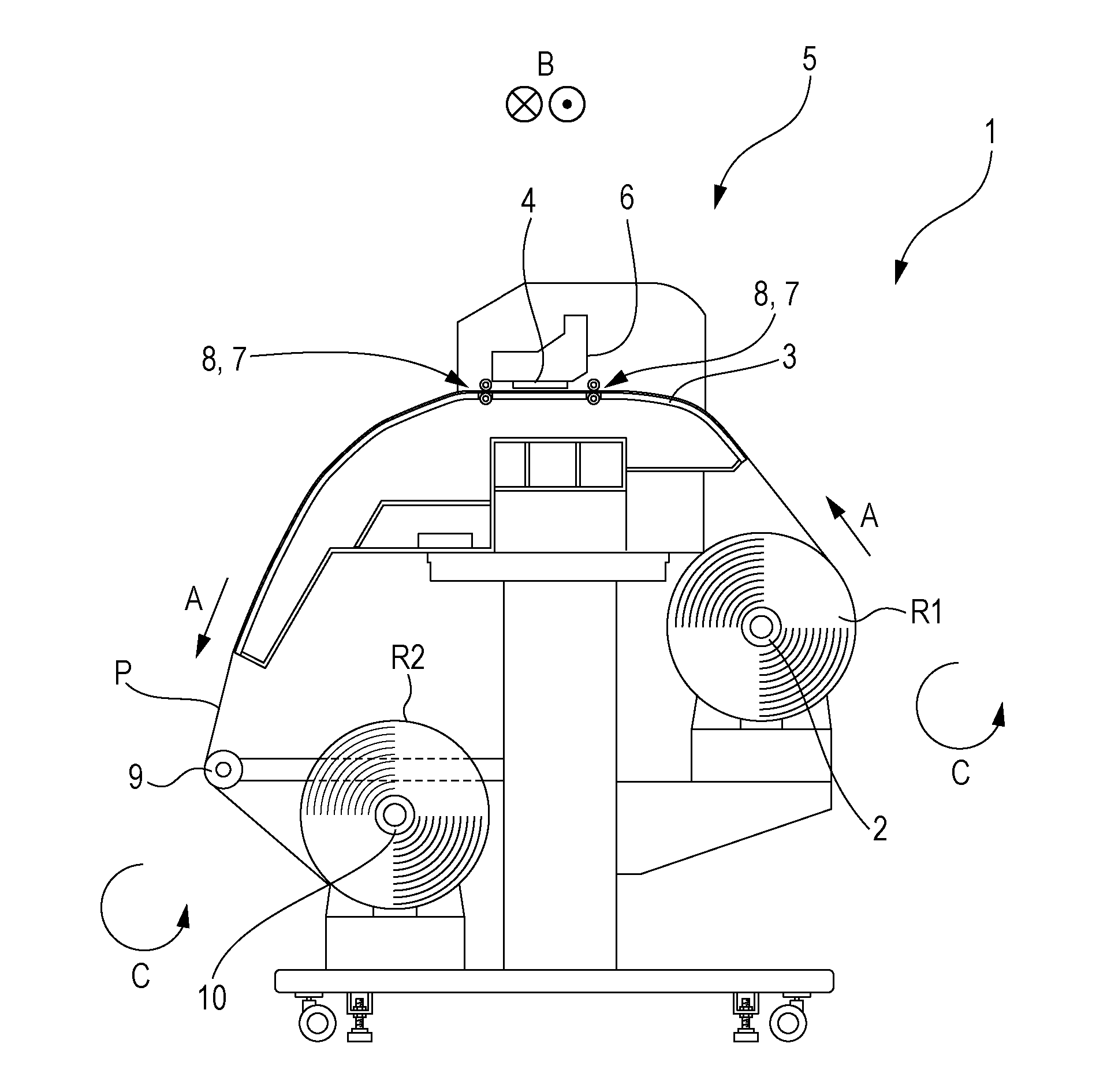 Recording apparatus and winding method