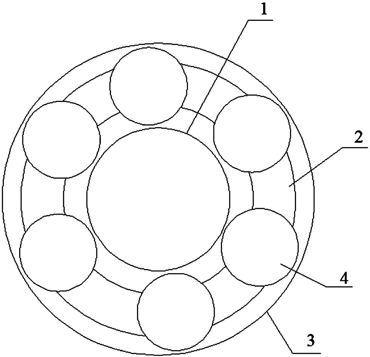 Porous metal matrix composite material bearing based on elastohydrodynamic lubrication