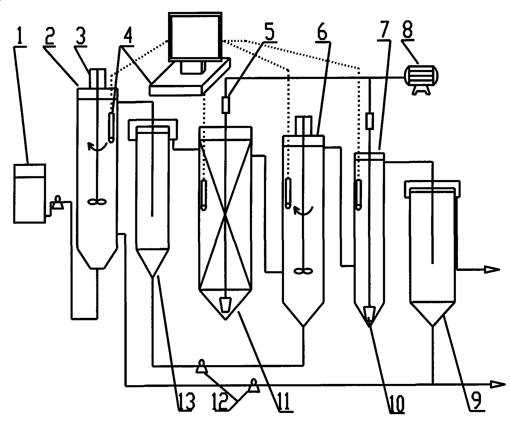 Method for using SBR for quick start of continuous flow double sludge denitrification dephosphorization process