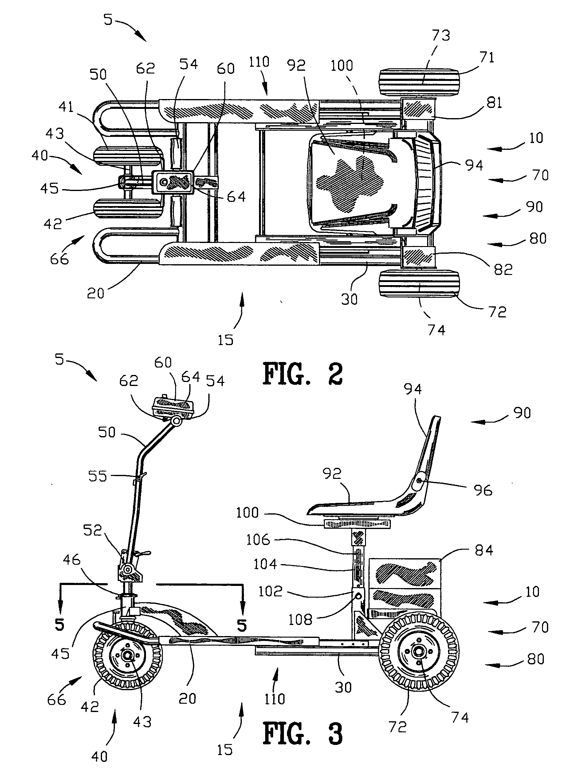 Vehicle with improved turning