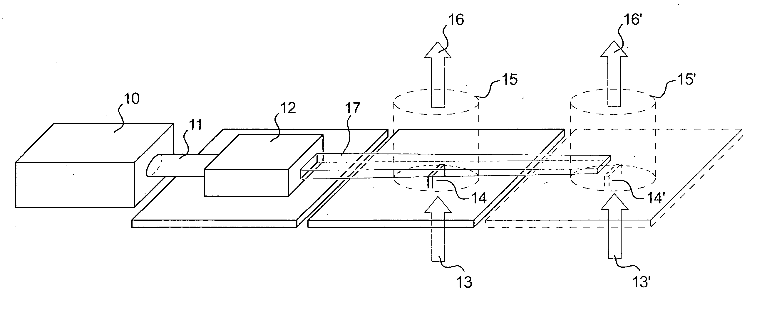 System and Process for Production of Nanometric or Sub-Micrometric Powders in Continuous Flus Under the Action of a Pyrolysis Laser