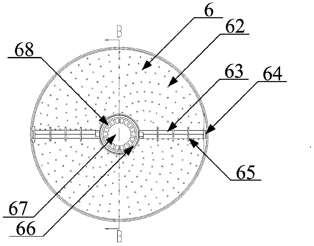 Separating and filtering membrane column