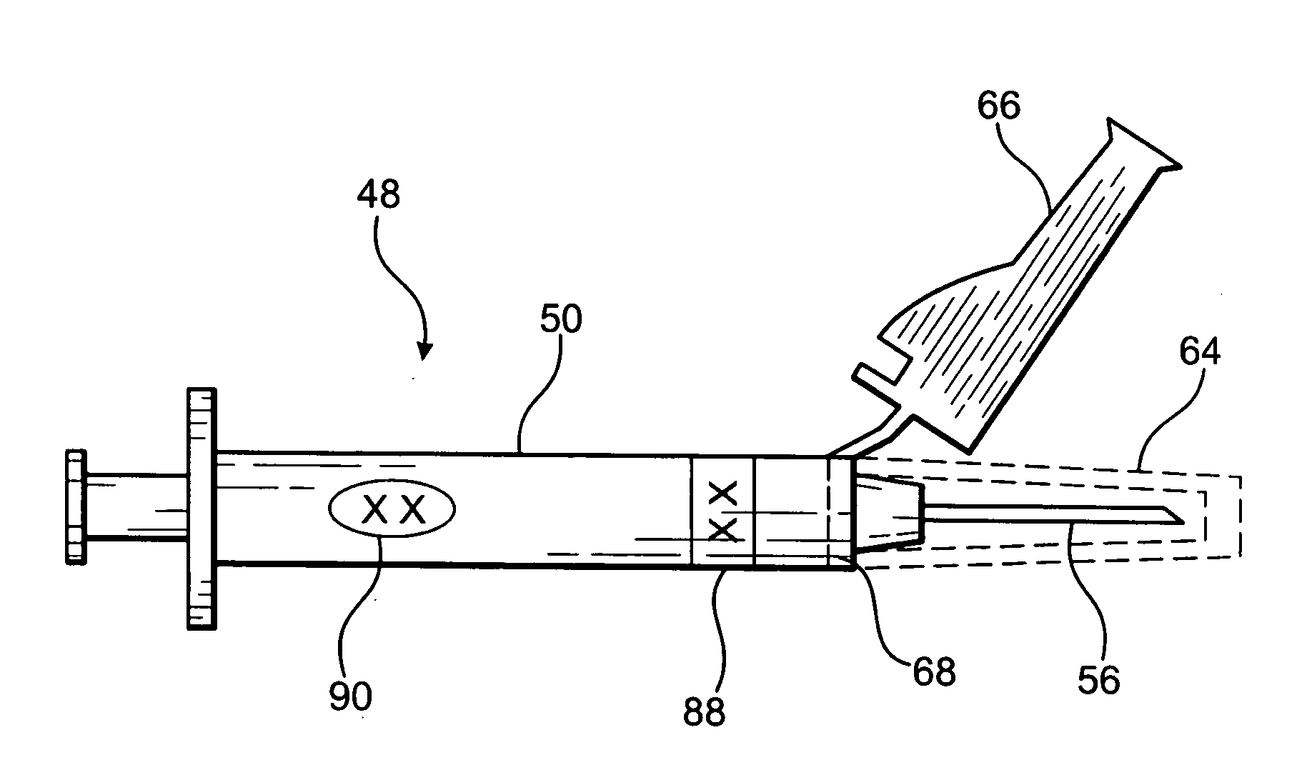 Needle protection device with gauge specific color coding and method for manufacturing thereof