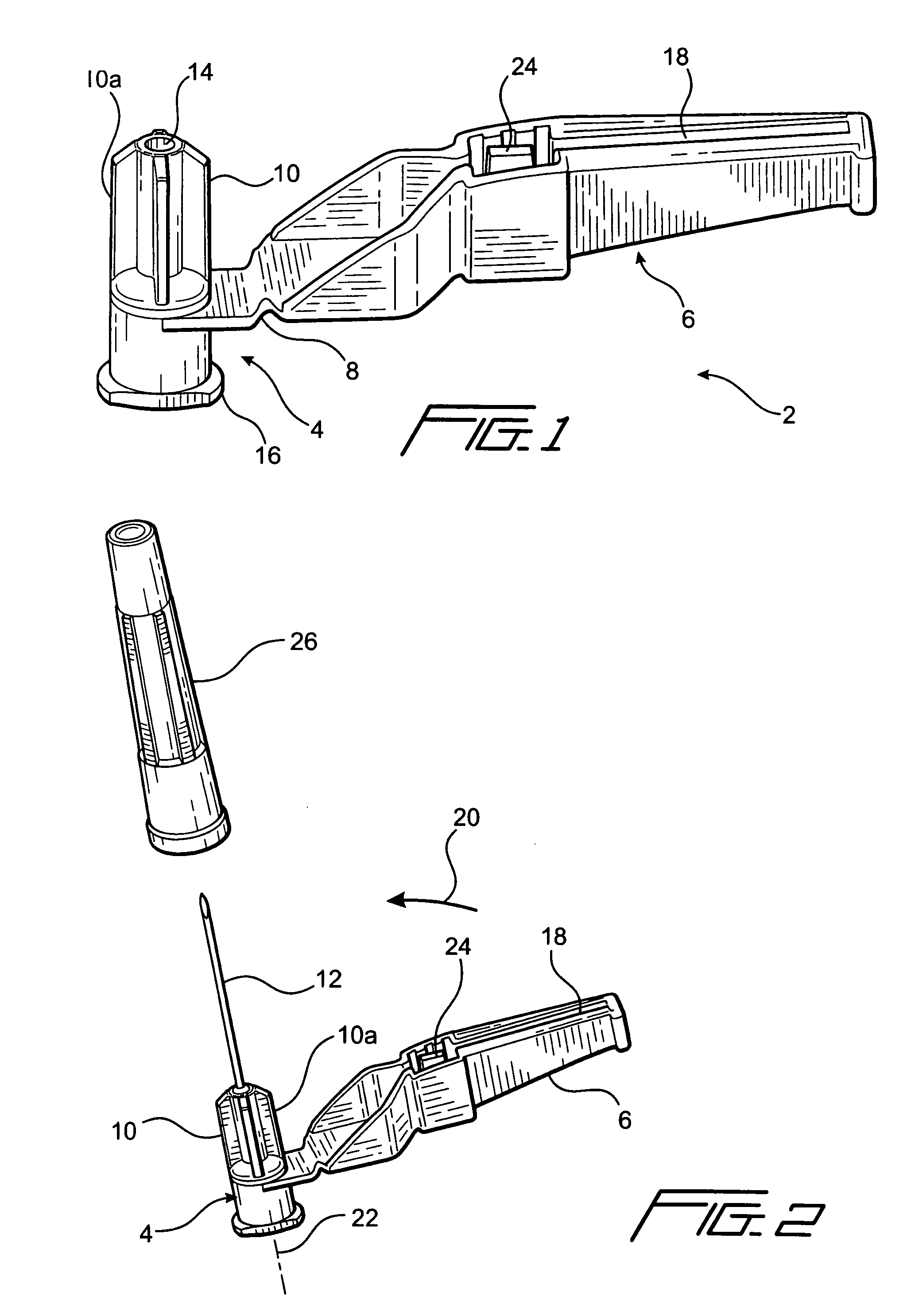 Needle protection device with gauge specific color coding and method for manufacturing thereof