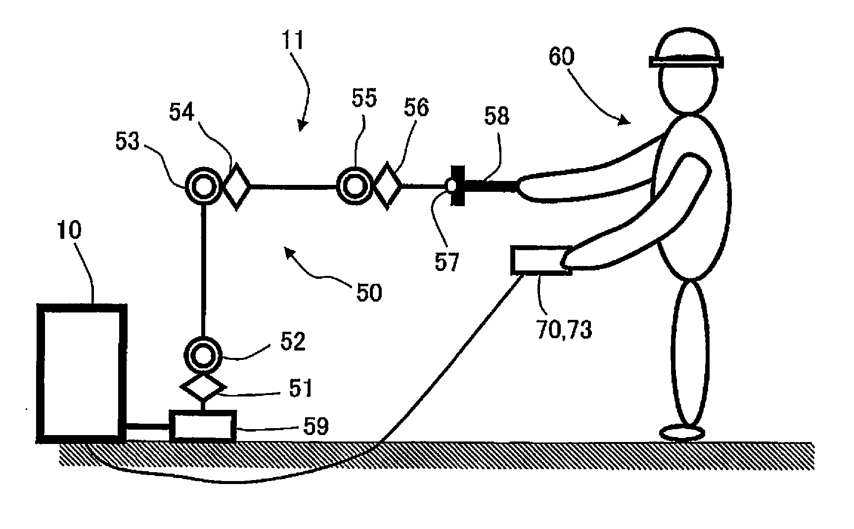 Robot controller and robot system for moving robot in response to force