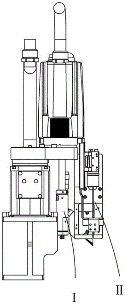 A bracket installation and detection mechanism