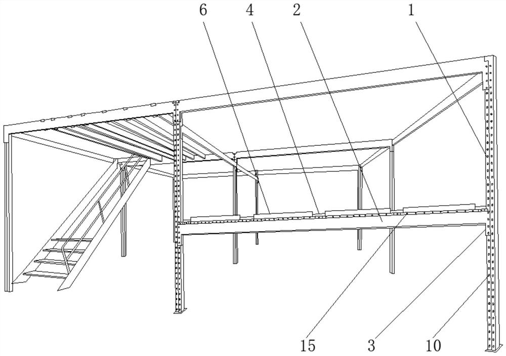 Full-automatic fire-fighting goods shelf