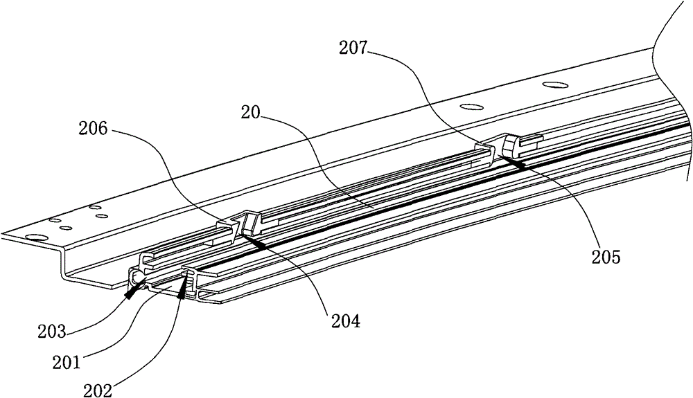 Transmission mechanism of automobile sunroof