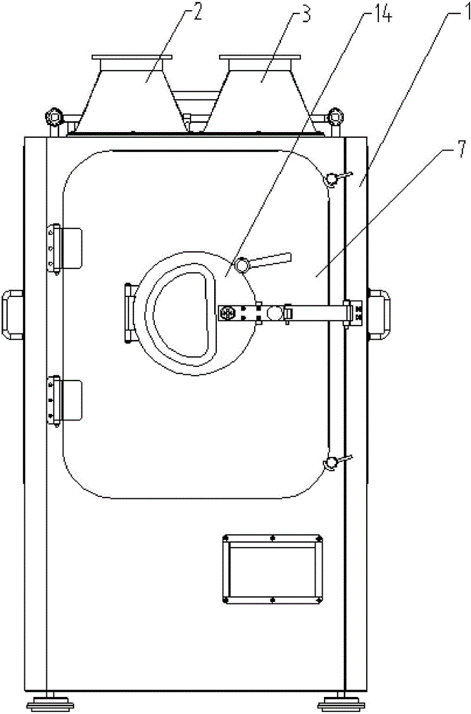 Coating machine with replaceable drum