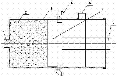 Gypsum-based gel material pouring method and device