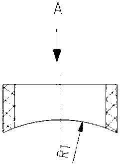 Steel lining polytetrafluoroethylene tee joint and mold pressing process thereof