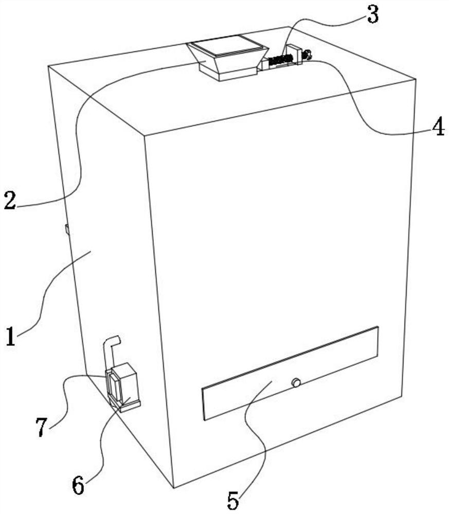 Efficient unfreezing device for quick-frozen food