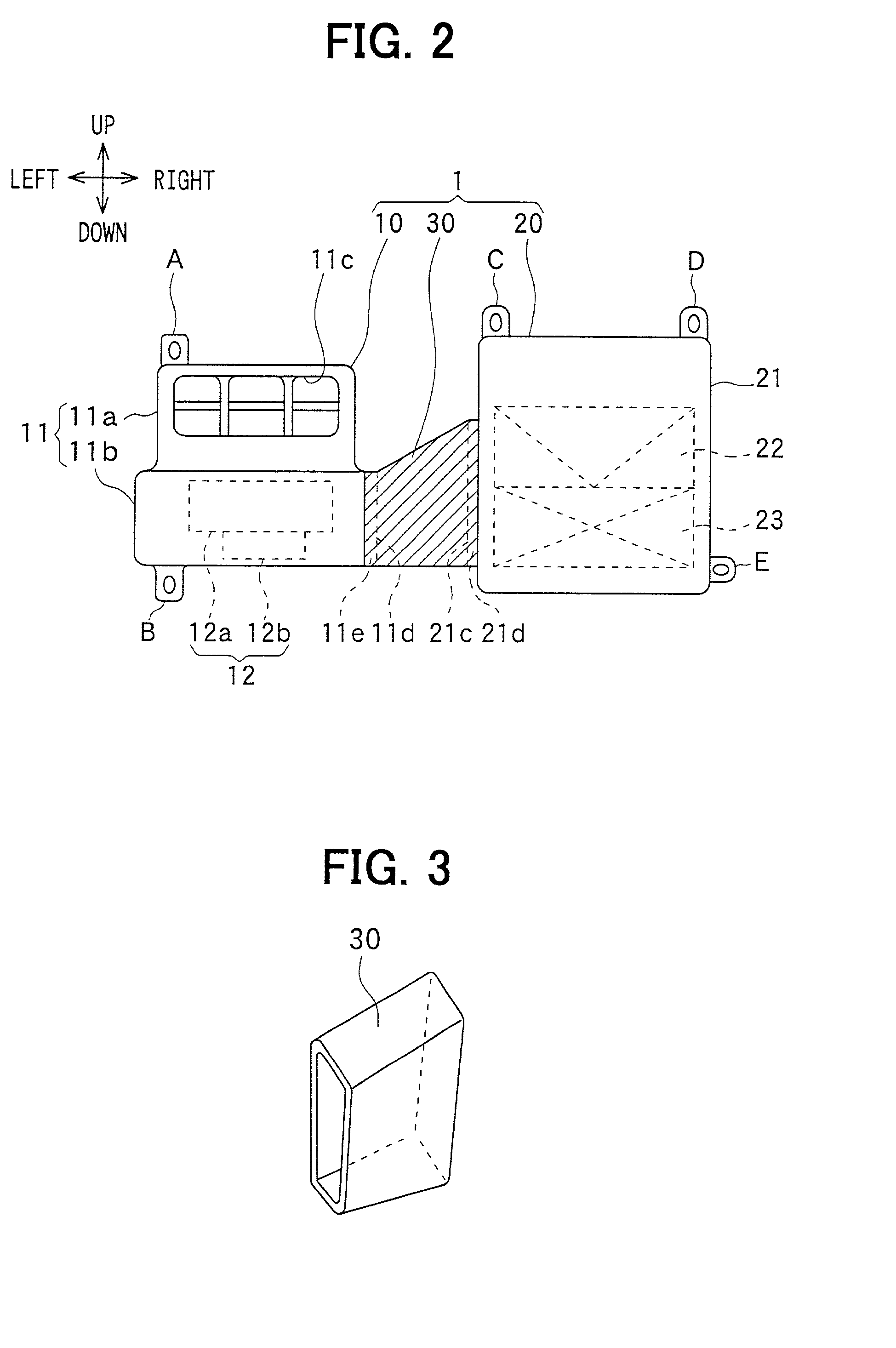 Vehicle air conditioner and mounting structure