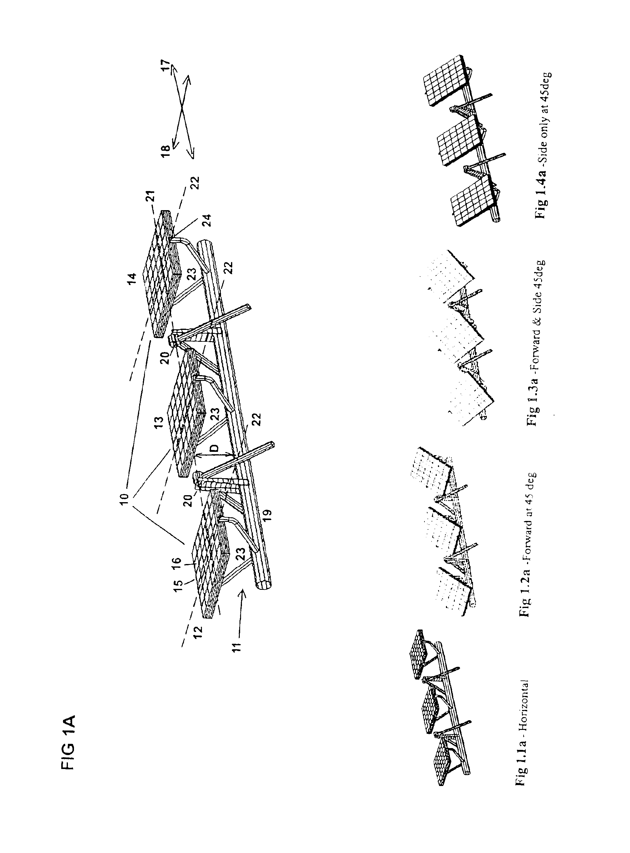 Solar panel tilt mechanism