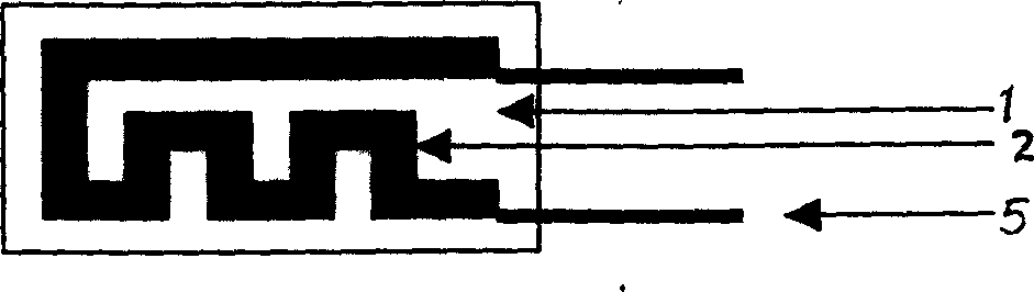 Sensor for detecting gas and its producing method