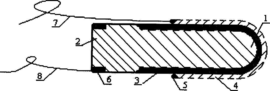 Self-short-circuit type coaxial shock wave electric probe and method for manufacturing same