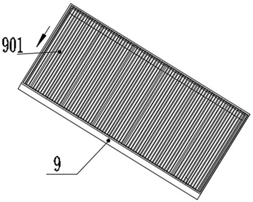 Fixed screen for pre-dewatering medium and water in coal preparation plant