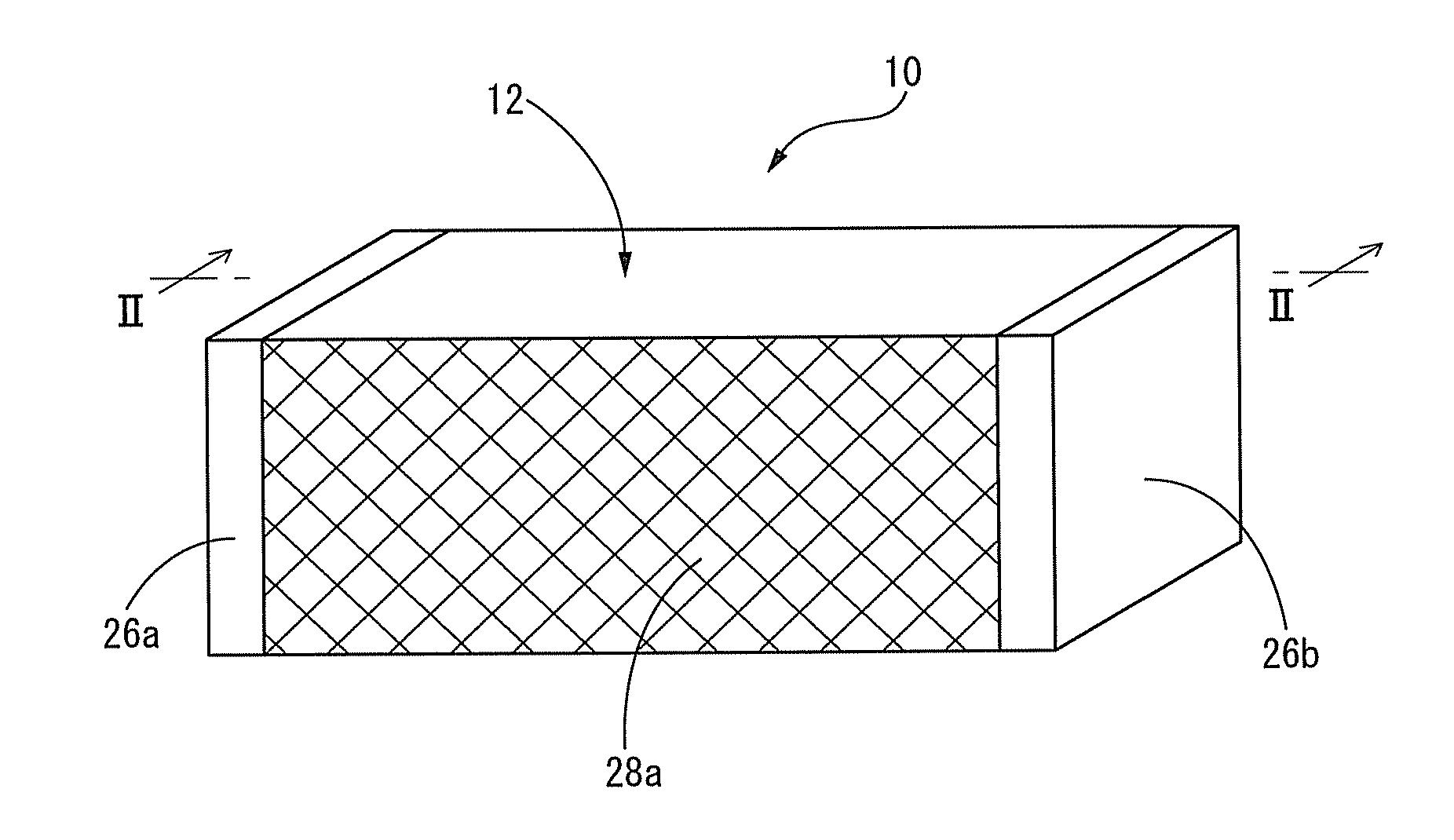 Stacked film capacitor and method of producing the same