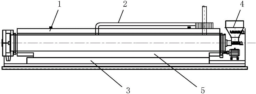 System and process for producing carbon mud by anaerobic cracking of sludge